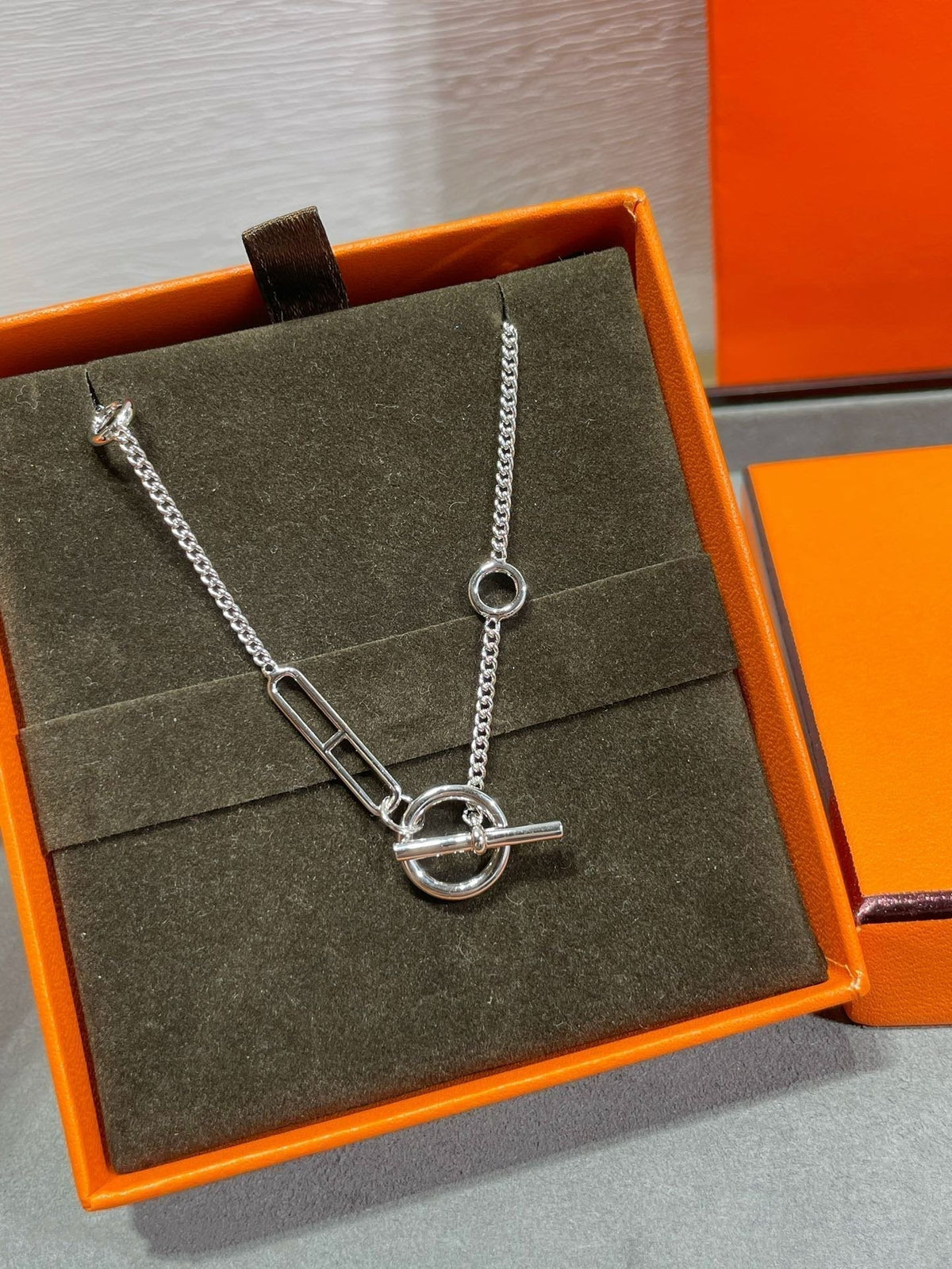 [MIRA]HM STERLING CHAINE D'ANCRE HEART