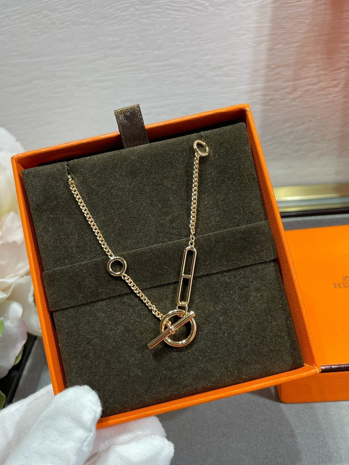 [MIRA]HM STERLING CHAINE D'ANCRE HEART