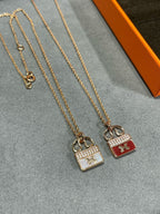 [MIRA]H CIRCE MOISSANITE PENDANT NECKLACE GOLD