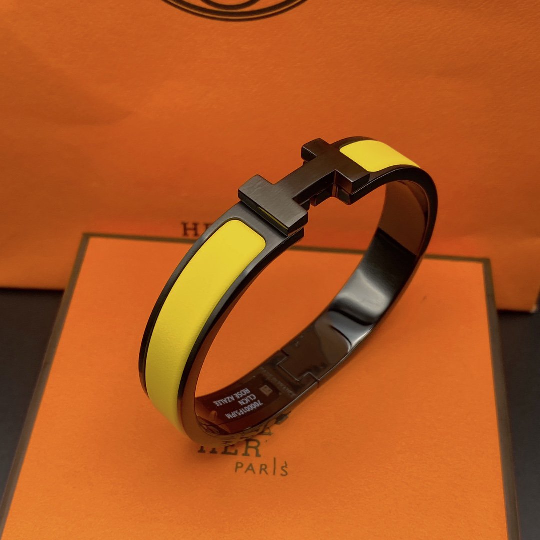 [MIRA]CLIC HM SO BLACK YELLOW BRACELET