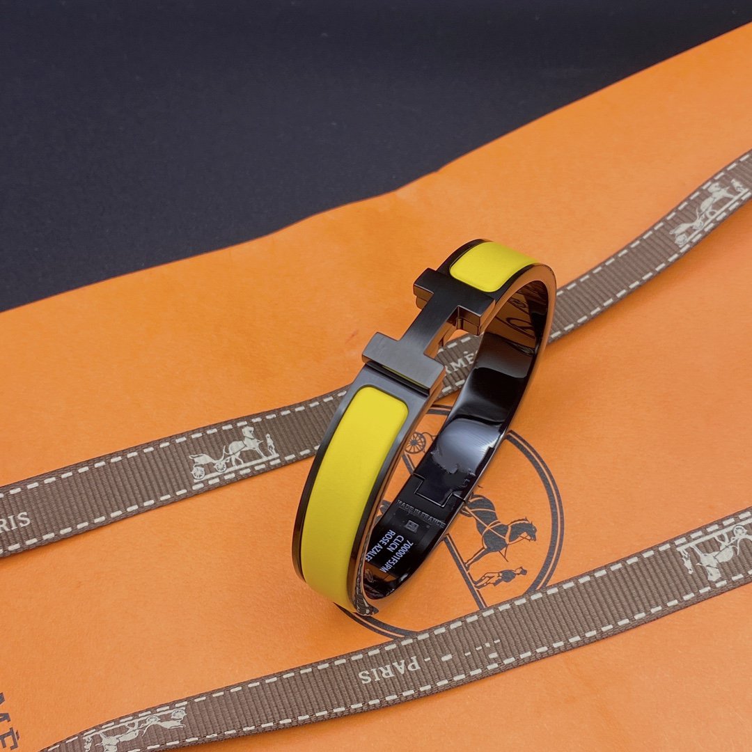 [MIRA]CLIC HM SO BLACK YELLOW BRACELET