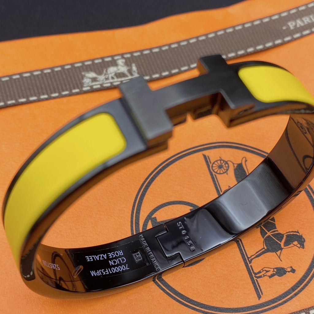 [MIRA]CLIC HM SO BLACK YELLOW BRACELET