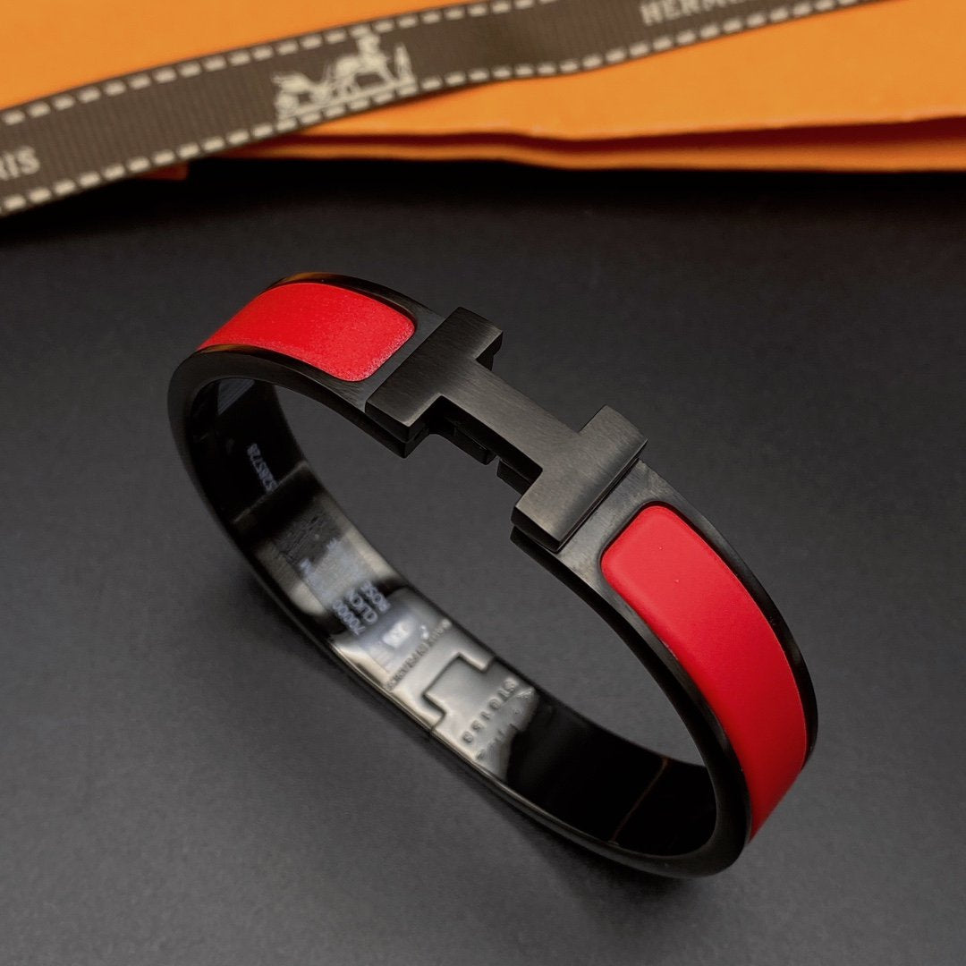 [MIRA]CLIC HM SO BLACK RED BRACELET