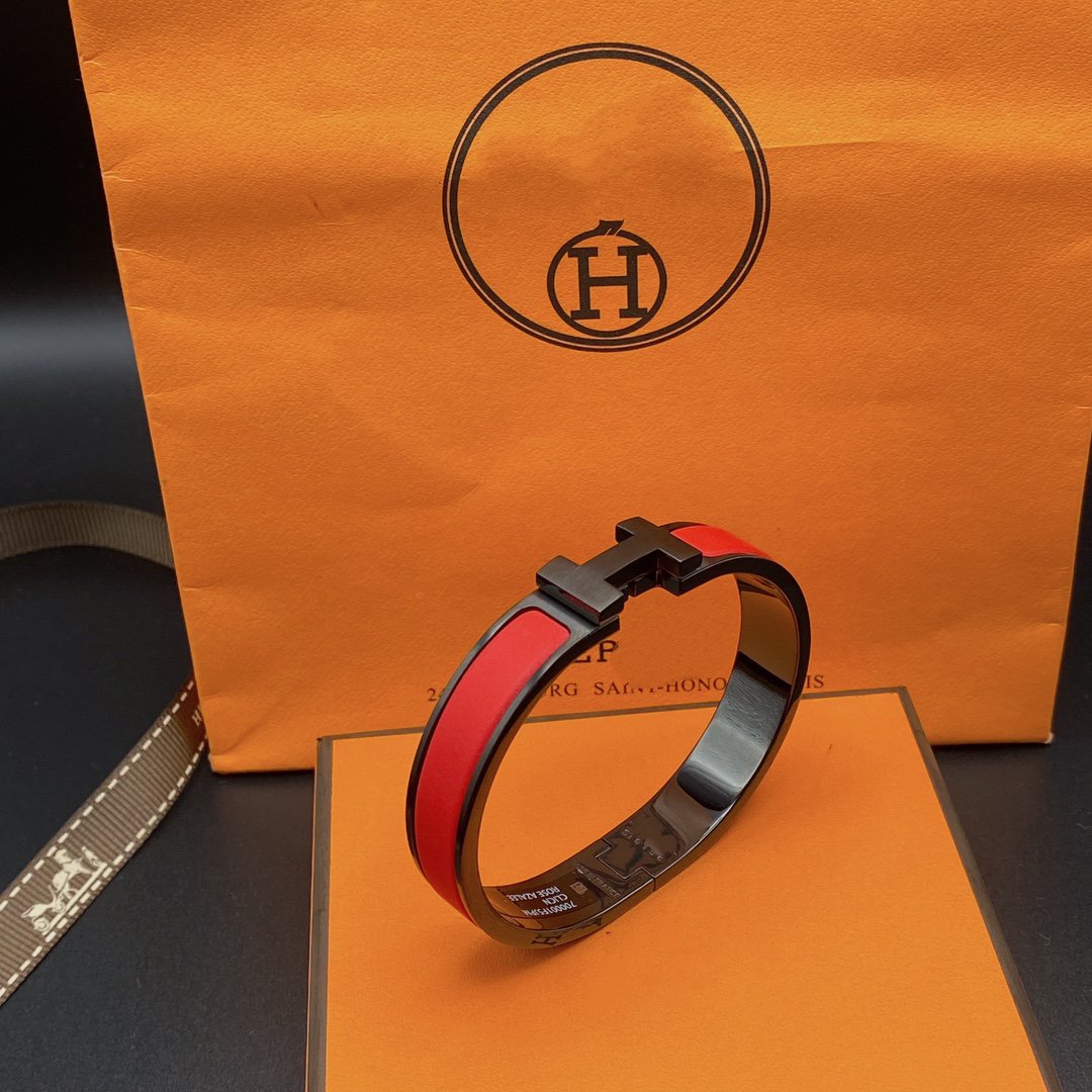 [MIRA]CLIC HM SO BLACK RED BRACELET