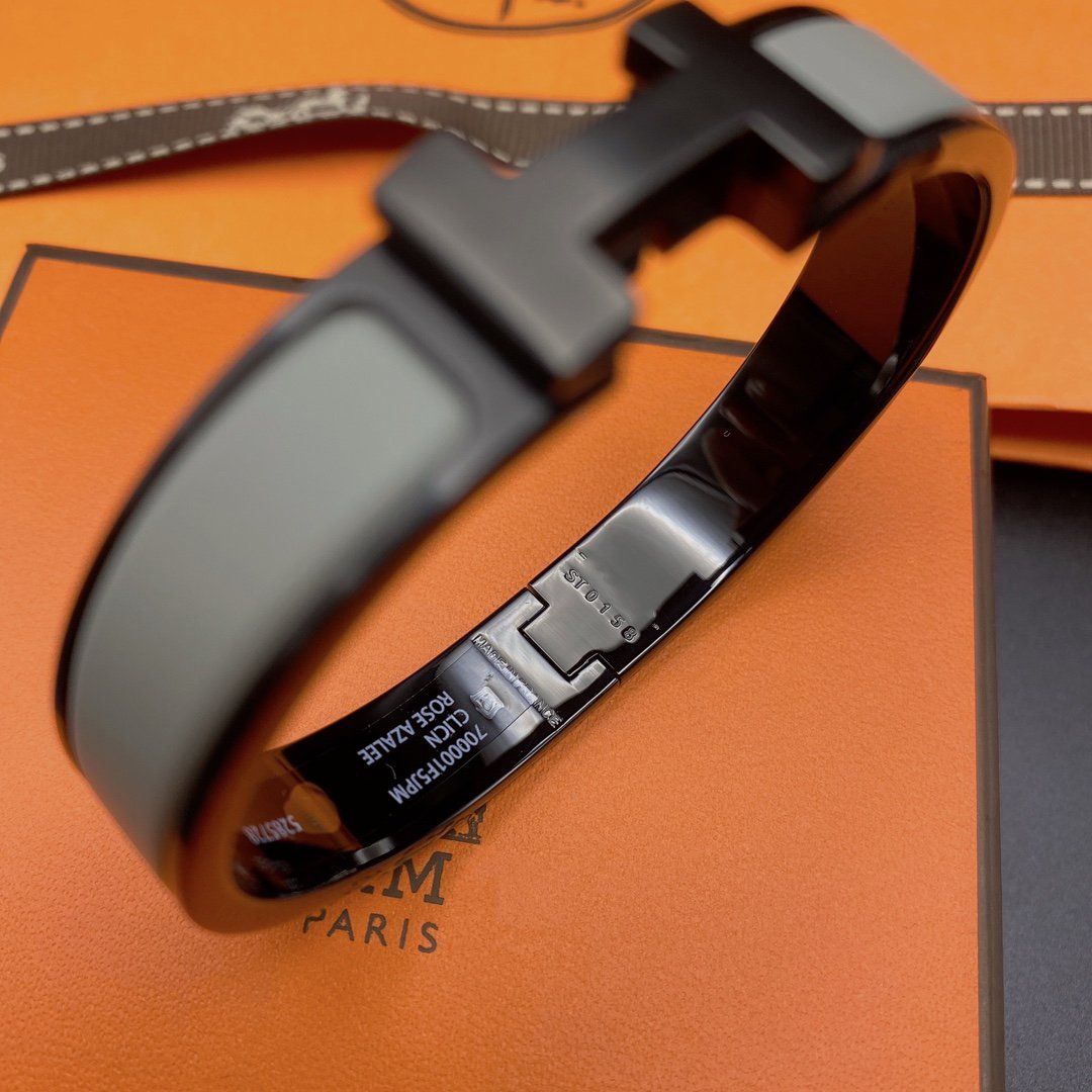 [MIRA]CLIC HM SO BLACK GREY BRACELET