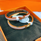 [MIRA]CLASSIC HM CLIC  PINK 8MM ENAMEL BRACELET