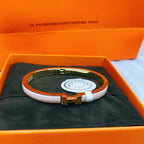 [MIRA]CLASSIC HM CLIC  PINK 8MM ENAMEL BRACELET
