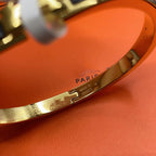 [MIRA]CLASSIC HM CLIC BLACK 8MM ENAMEL BRACELET