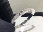 [MIRA]HM KELLY BRACELET IN SILVER AND FULL PAVE DIAMOND