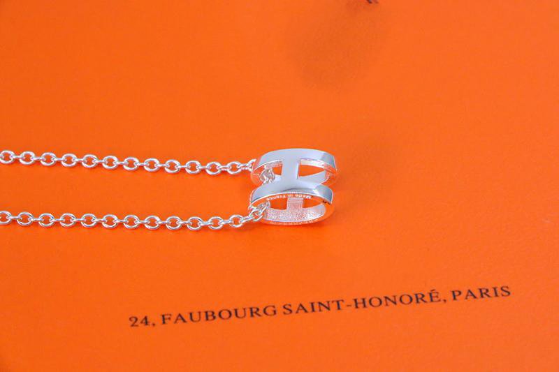 [MIRA]HM NECKLACE H LETTER OVAL SERIES