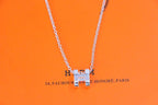 [MIRA]HM NECKLACE H LETTER OVAL SERIES