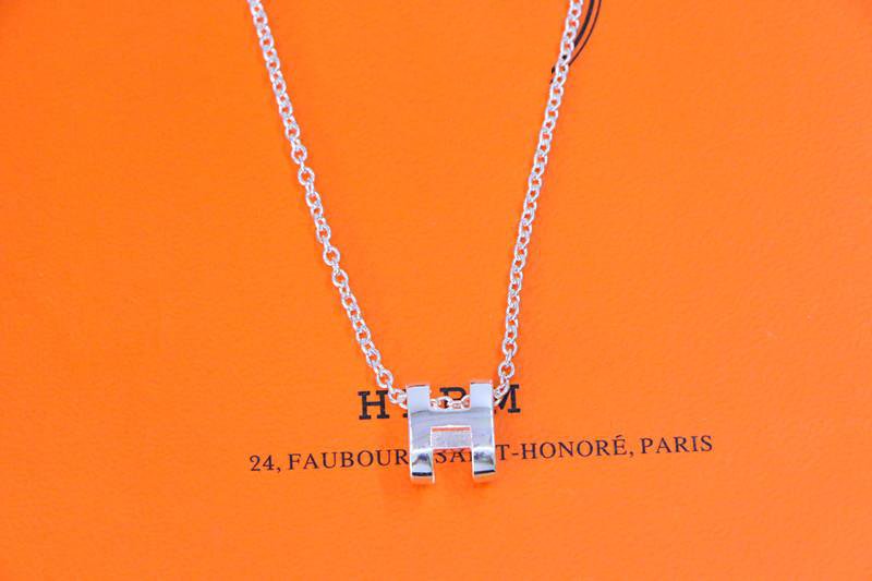 [MIRA]HM NECKLACE H LETTER OVAL SERIES