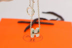 [MIRA]HM NECKLACE H LETTER OVAL SERIES