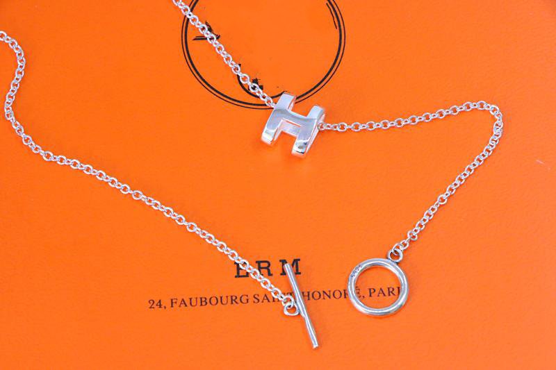 [MIRA]HM NECKLACE H LETTER OVAL SERIES