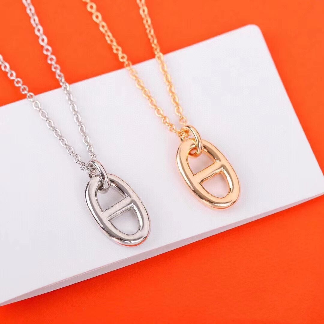 [MIRA]HM PIG NOSE NECKLACE