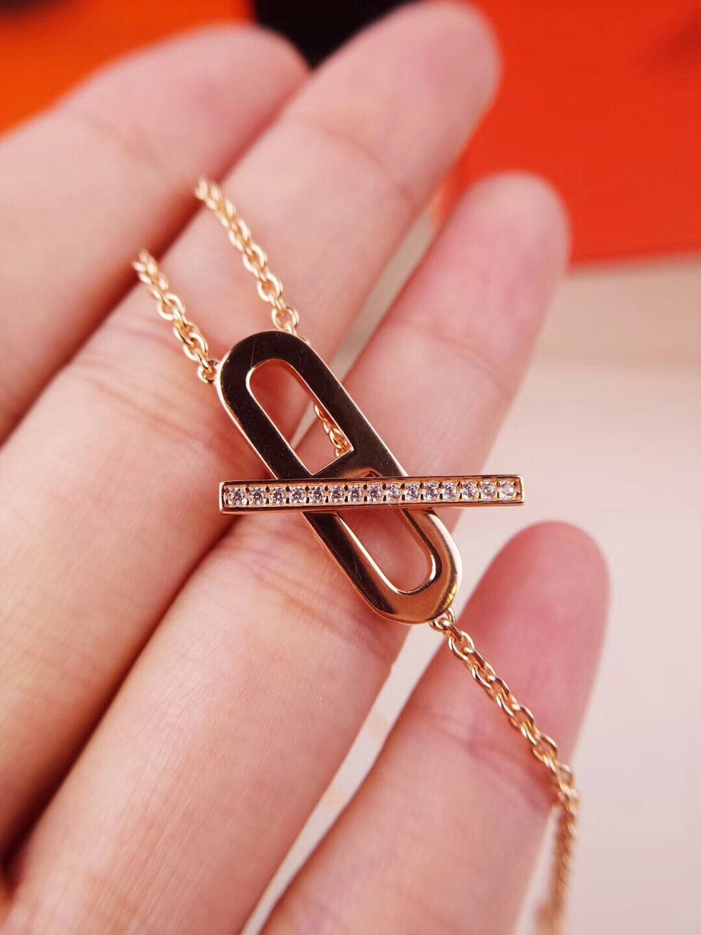 [MIRA]HM FIRE PIG NOSE NECKLACE TRENDY STREET