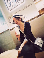 [MIRA]HM FIRE PIG NOSE NECKLACE TRENDY STREET
