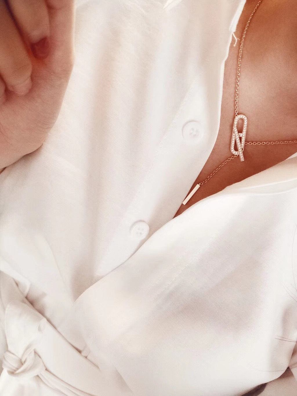 [MIRA]HM FIRE PIG NOSE NECKLACE TRENDY STREET