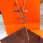 [MIRA]HM NECKLACE PLATINUM ROSE GOLD DIAMOND