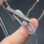 [MIRA]HM NECKLACE PLATINUM ROSE GOLD DIAMOND