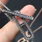 [MIRA]HM NECKLACE PLATINUM ROSE GOLD DIAMOND
