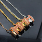 [MIRA]H NECKLACE BROWN