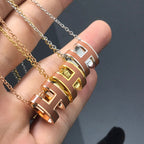 [MIRA]H NECKLACE BROWN