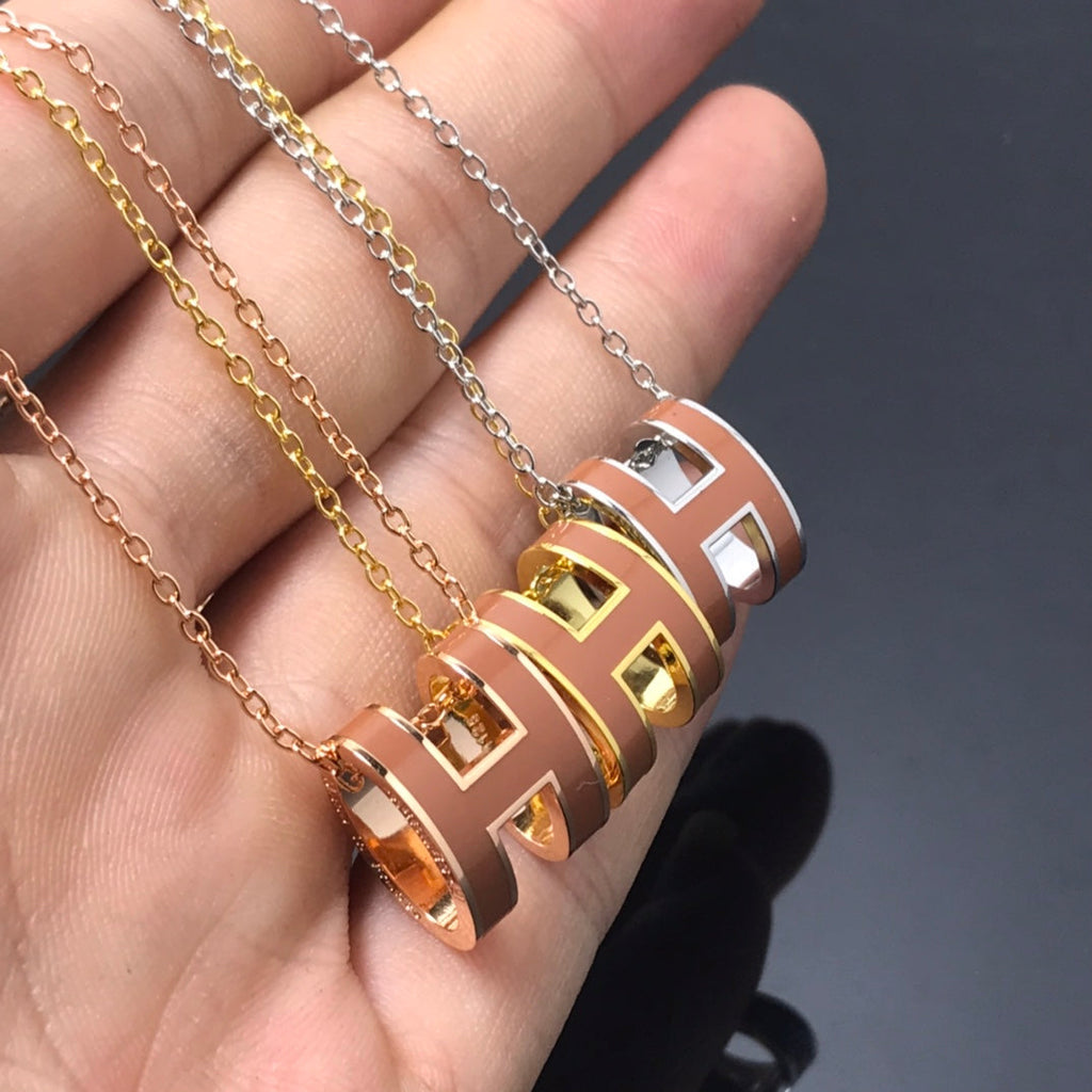[MIRA]H NECKLACE BROWN