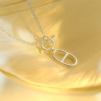[MIRA]HM CHAINE D'ANCRE PENDANT NECKLACE STERLING SILVER