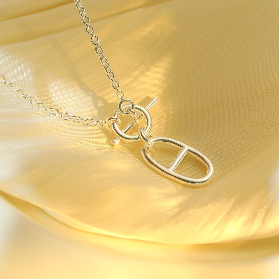 [MIRA]HM CHAINE D'ANCRE PENDANT NECKLACE STERLING SILVER