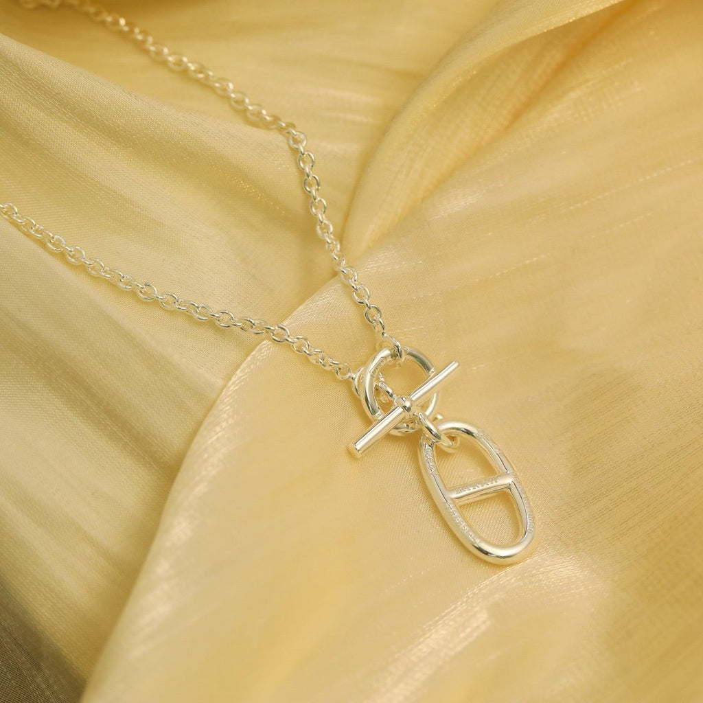 [MIRA]HM CHAINE D'ANCRE PENDANT NECKLACE STERLING SILVER