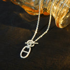 [MIRA]HM CHAINE D'ANCRE PENDANT NECKLACE STERLING SILVER