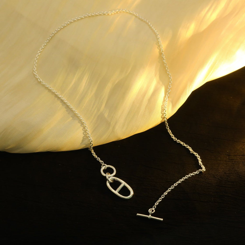 [MIRA]HM CHAINE D'ANCRE PENDANT NECKLACE STERLING SILVER