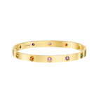 [MIRA] 2026 RAINBOW LOVE BRACELET 6.1MM  10 DIAMONDS