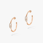 [MIRA]CREOLES MOVE UNO PM DIAMOND EARRINGS