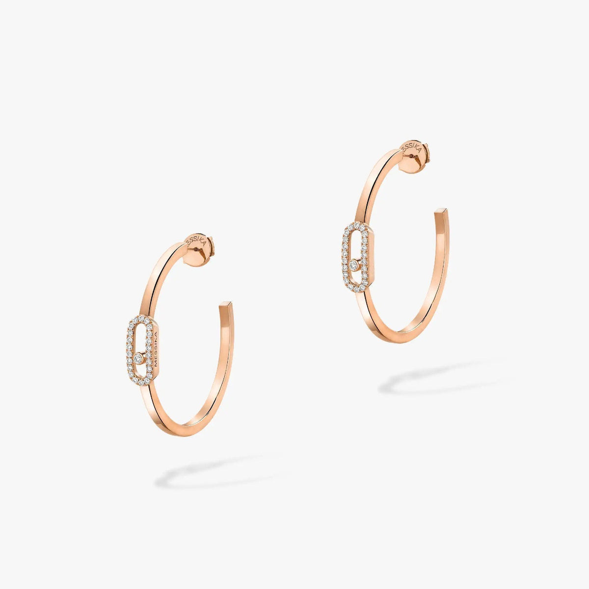 [MIRA]CREOLES MOVE UNO PM DIAMOND EARRINGS
