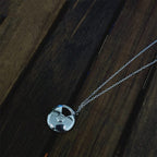 [MIRA]AMULETTE SILVER FULL DIAMOND NECKLACE