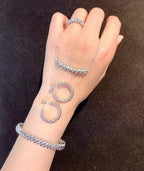 [MIRA]CLASH SILVER BRACELET
