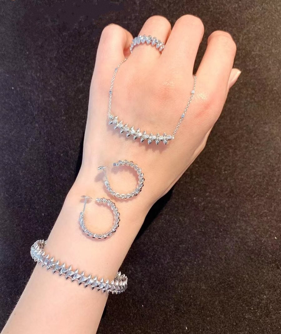 [MIRA]CLASH SILVER BRACELET