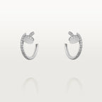 [MIRA]JUSTE EARRINGS 12.75MM SILVER DIAMOND