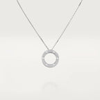 [MIRA]LOVE NECKLACE ADJUSTABLE SILVER
