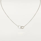 [MIRA]LOVE NECKLACE PINK GOLD AND SILVER