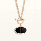 [MIRA]CHAINE VERSO BLACK CERAMIC NECKLACE