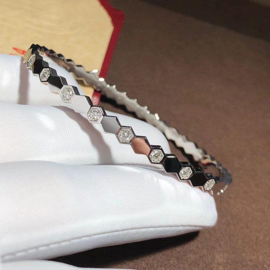 [MIRA]BEE LOVE SILVER DIAMOND BRACELET