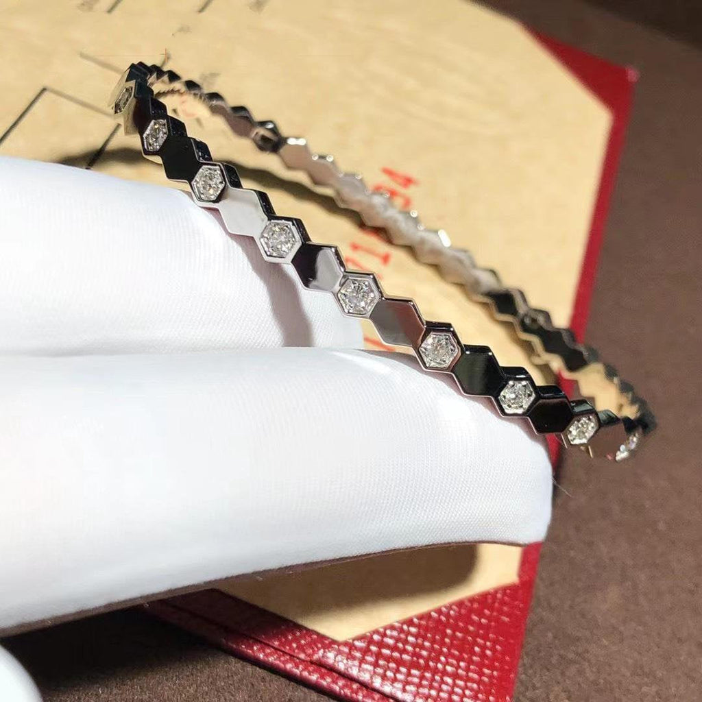 [MIRA]BEE LOVE SILVER DIAMOND BRACELET