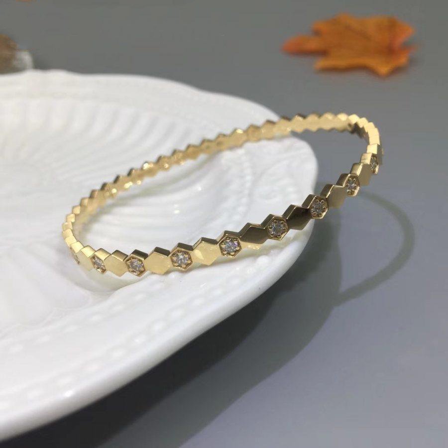 [MIRA]BEE LOVE GOLD DIAMOND BRACELET