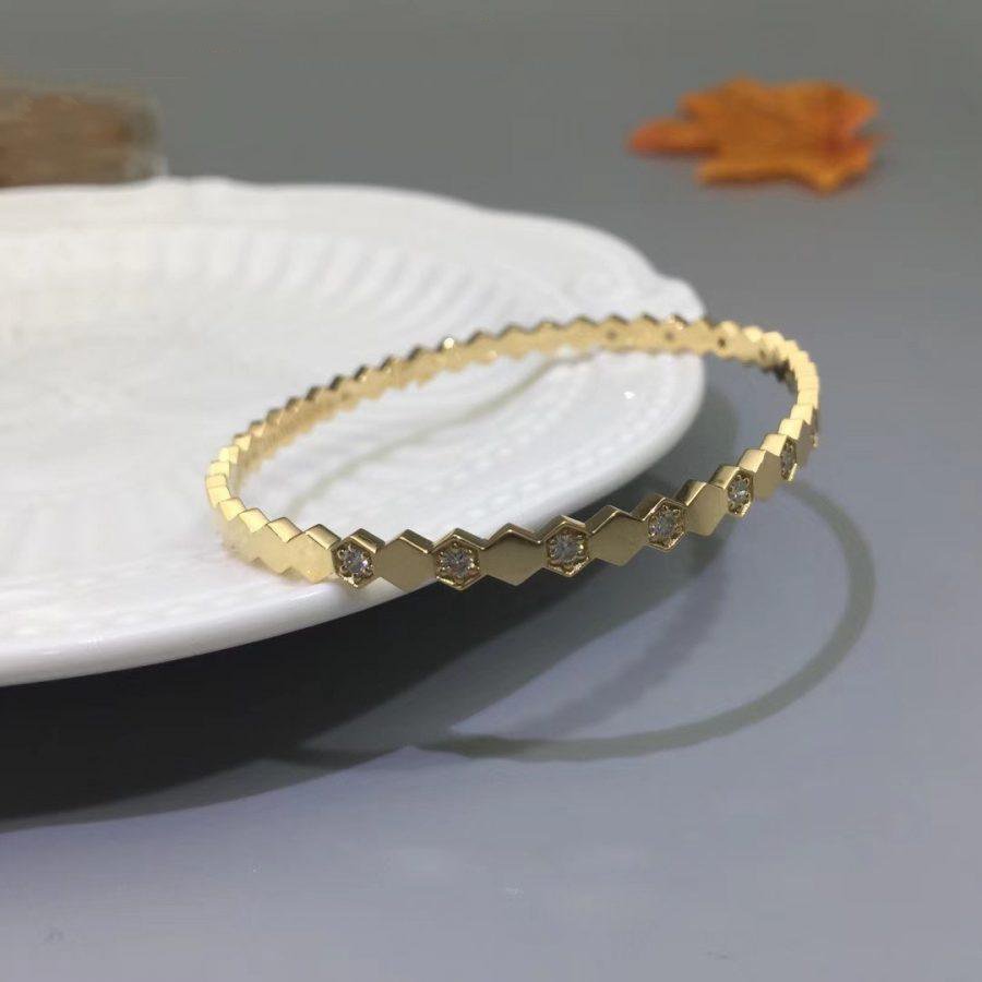 [MIRA]BEE LOVE GOLD DIAMOND BRACELET