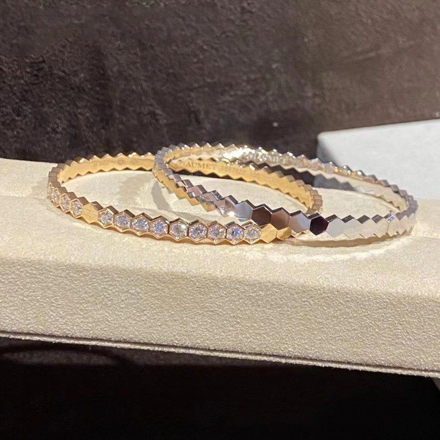 [MIRA]BEE LOVE GOLD BRACELET FULL DIAMOND