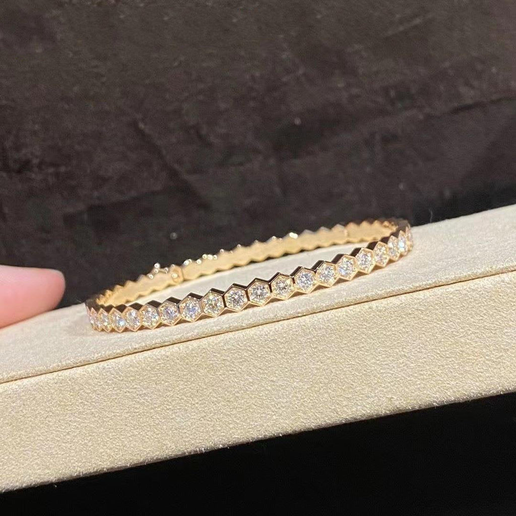 [MIRA]BEE LOVE GOLD BRACELET FULL DIAMOND