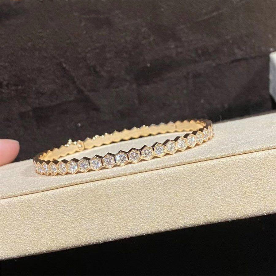 [MIRA]BEE LOVE GOLD BRACELET FULL DIAMOND